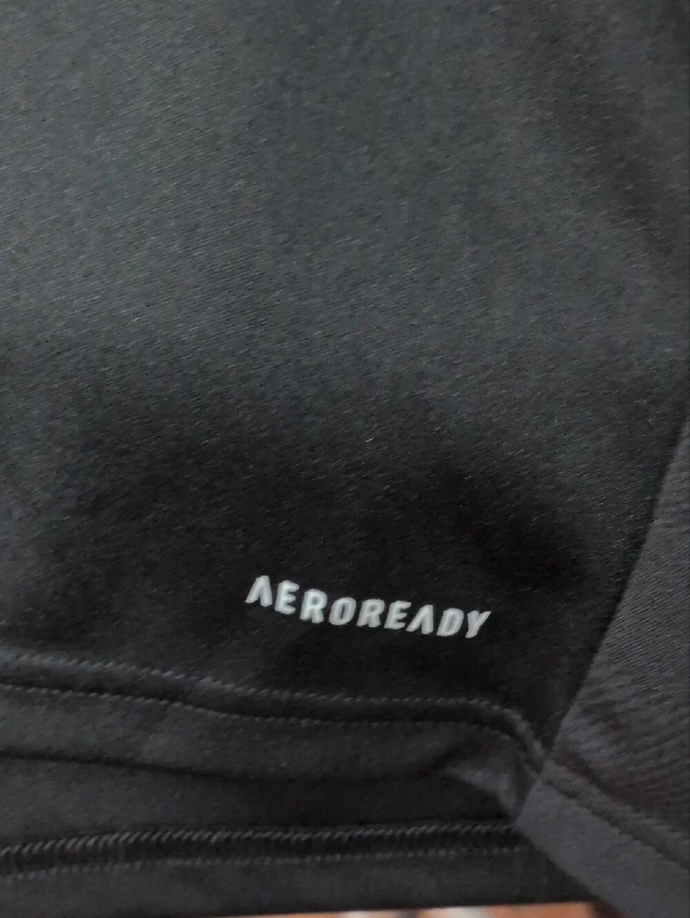 adidas Men’s Black Aeroready Long-Sleeve Half-Zip Athletic Pullover with White